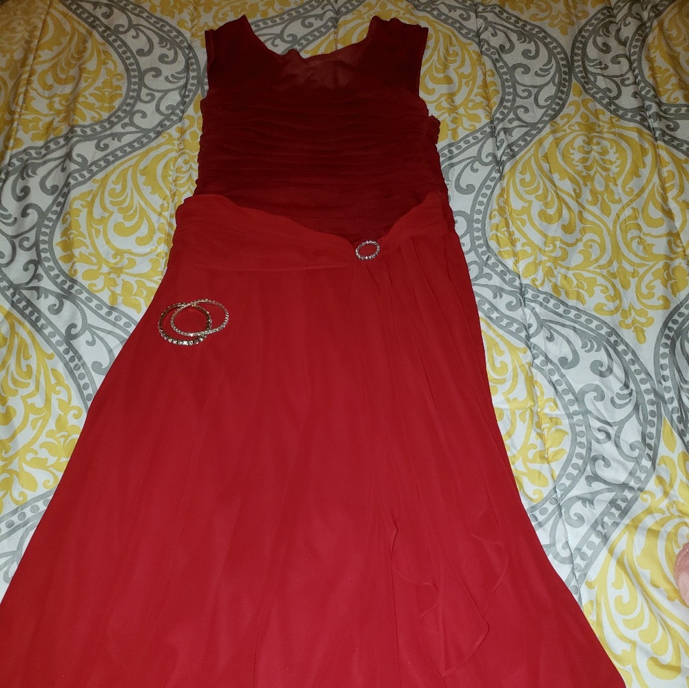 Red Ball Gown